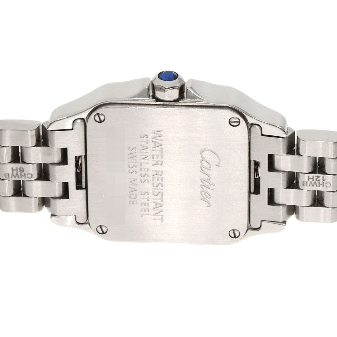 CARTIER Watches Quartz W25064Z5 Stainless Steel , Stainless Steel Silver Santos de Moiselle SM Ivory dial Women Used Authentic