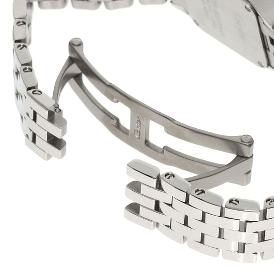 CARTIER Watches Quartz W25064Z5 Stainless Steel , Stainless Steel Silver Santos de Moiselle SM Ivory dial Women Used Authentic