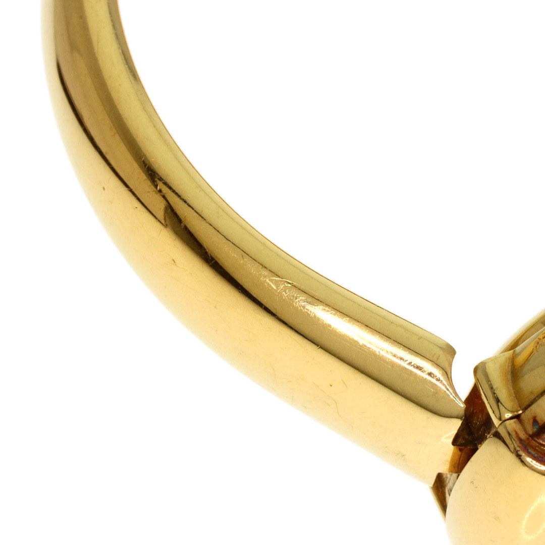 GUCCI Watches Quartz 1400L Gold Plated , Gold Plated gold round face bangle white dial Women Used Authentic