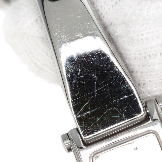GUCCI Watches Quartz 1500L Stainless Steel , Stainless Steel Silver Square face Silver dial Women Used Authentic