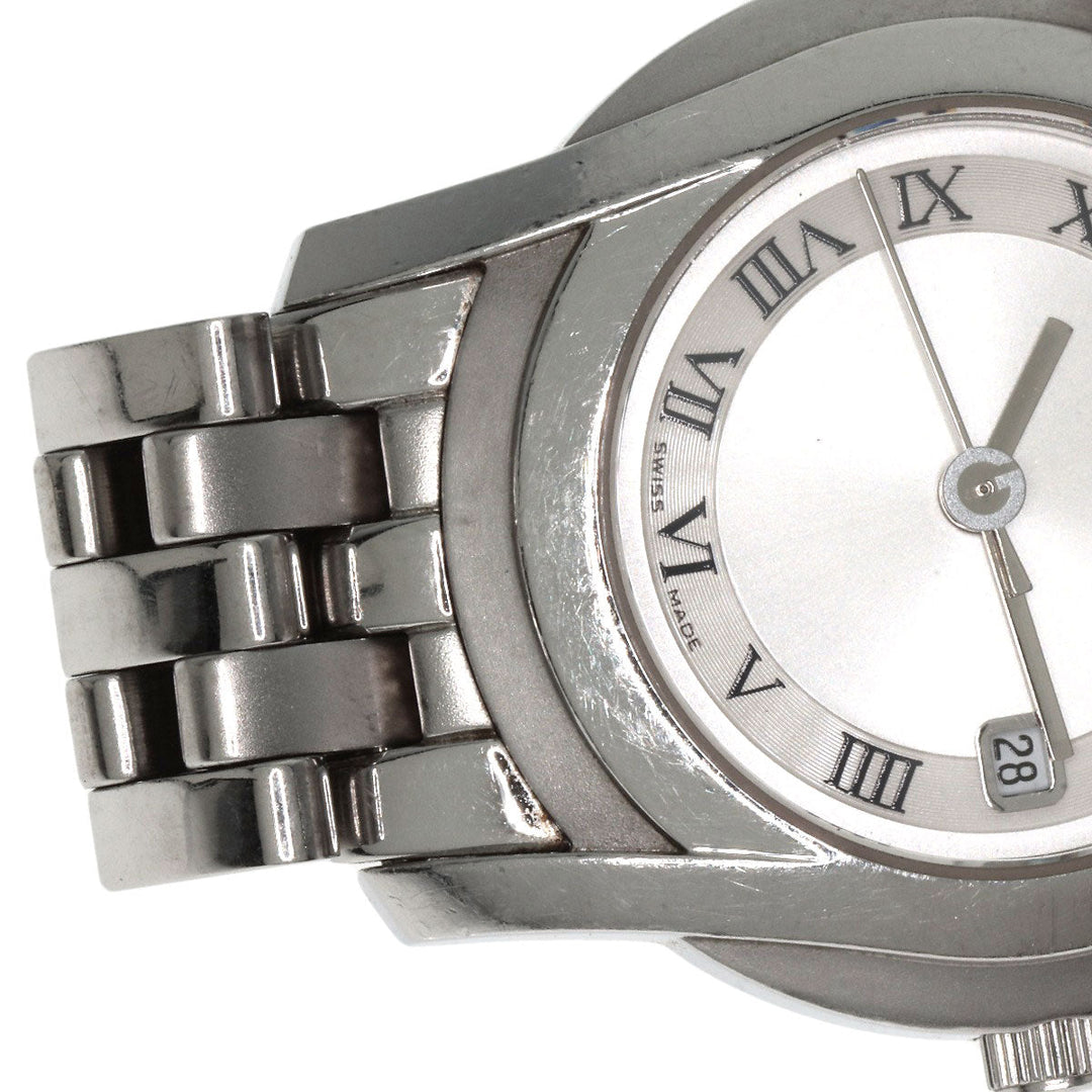 GUCCI Watches Quartz 5500L Stainless Steel , Stainless Steel Silver Round face Silver dial Women Used Authentic
