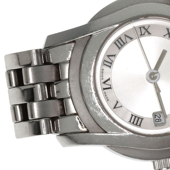 GUCCI Watches Quartz 5500L Stainless Steel , Stainless Steel Silver Round face Silver dial Women Used Authentic