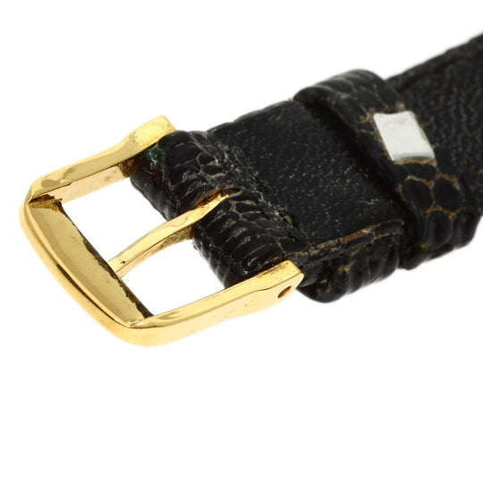 LONGINES Watches Quartz Gold Plated, Leather gold Classic Pleasance gold dial Women Used Authentic
