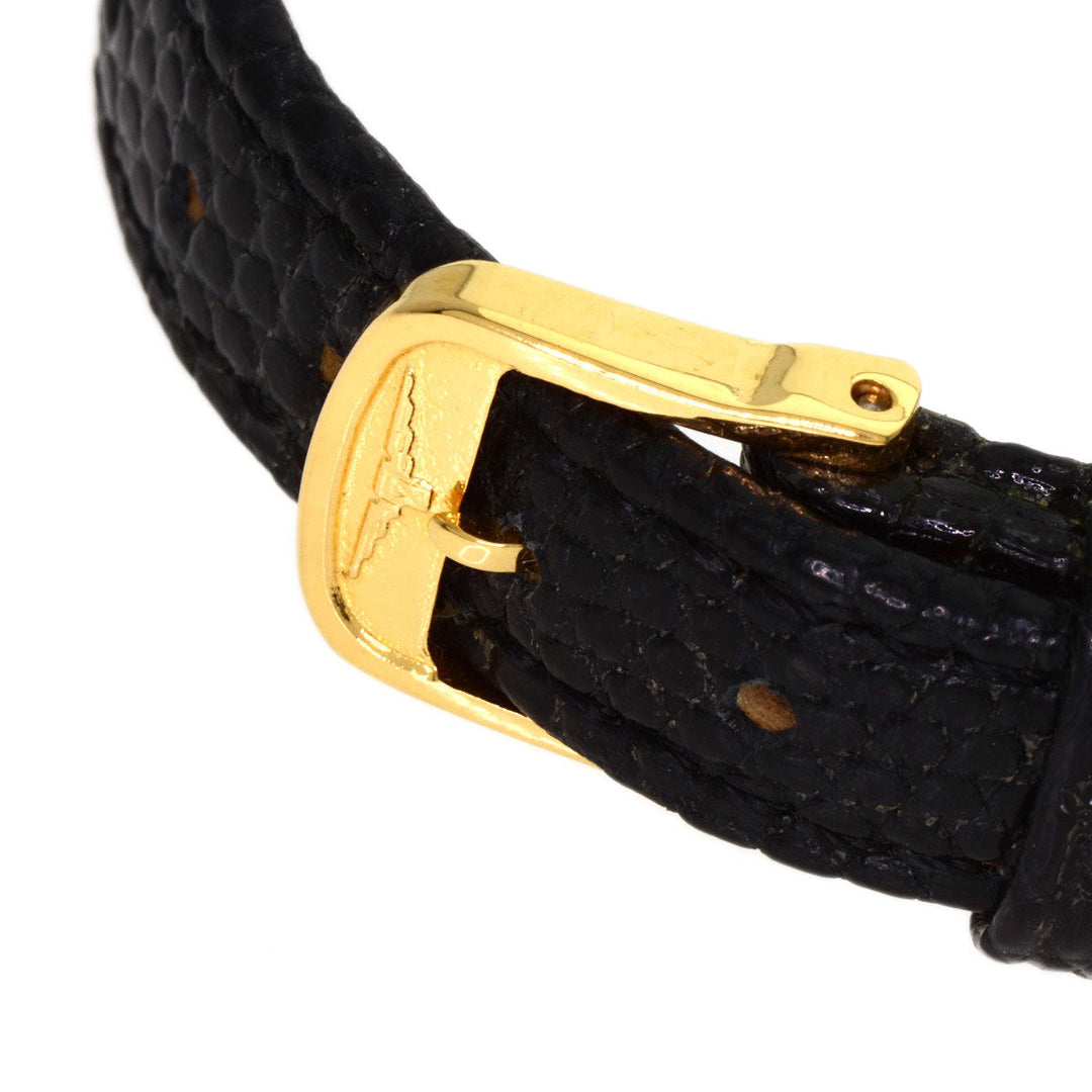 LONGINES Watches Quartz Gold Plated, Leather gold Classic Pleasance gold dial Women Used Authentic