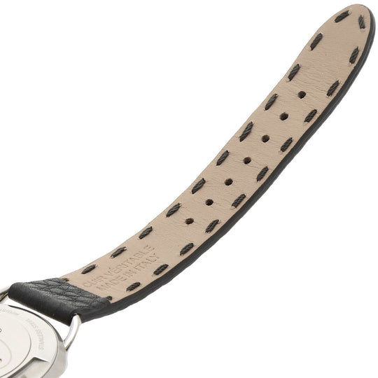 FENDI Watches Quartz 80200M Stainless Steel, Leather Silver Celeria gray dial mens Used Authentic