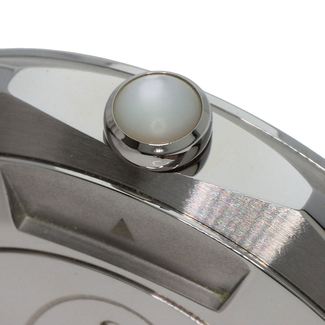 FENDI Watches Quartz 80200M Stainless Steel, Leather Silver Celeria gray dial mens Used Authentic