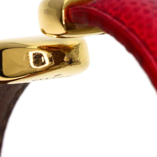 GUCCI Watches Quartz 6600 Gold Plated gold Bangle Watch Reversible white dial