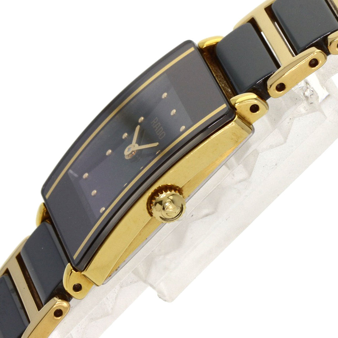 RADO Watches Quartz 153.0383.3 Gold Plated gold Diastar black dial