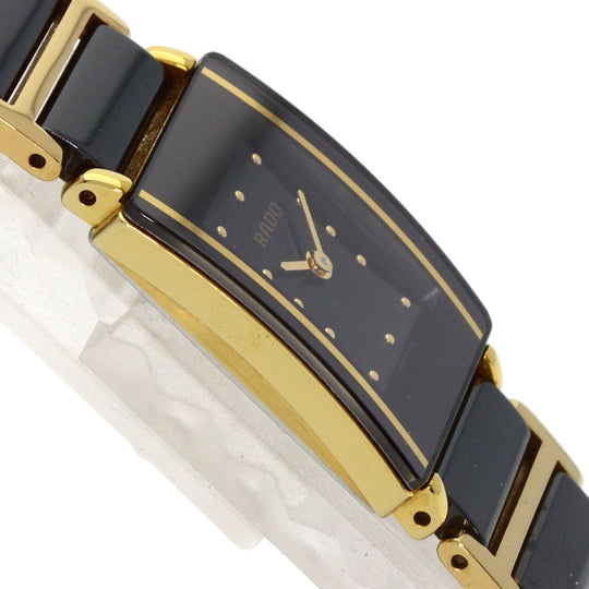 RADO Watches Quartz 153.0383.3 Gold Plated gold Diastar black dial