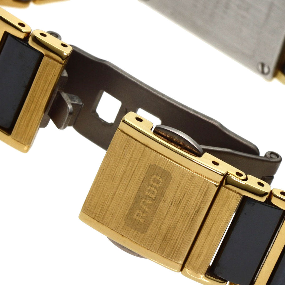 RADO Watches Quartz 153.0383.3 Gold Plated gold Diastar black dial