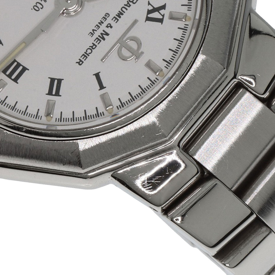 Baume & Mercier Watches Quartz MV040078 Stainless Steel Silver Riviera W-name TIFFANY&Co. collaboration Women Used Authentic