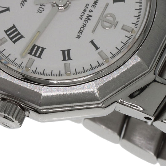 Baume & Mercier Watches Quartz MV040078 Stainless Steel Silver Riviera W-name TIFFANY&Co. collaboration Women Used Authentic