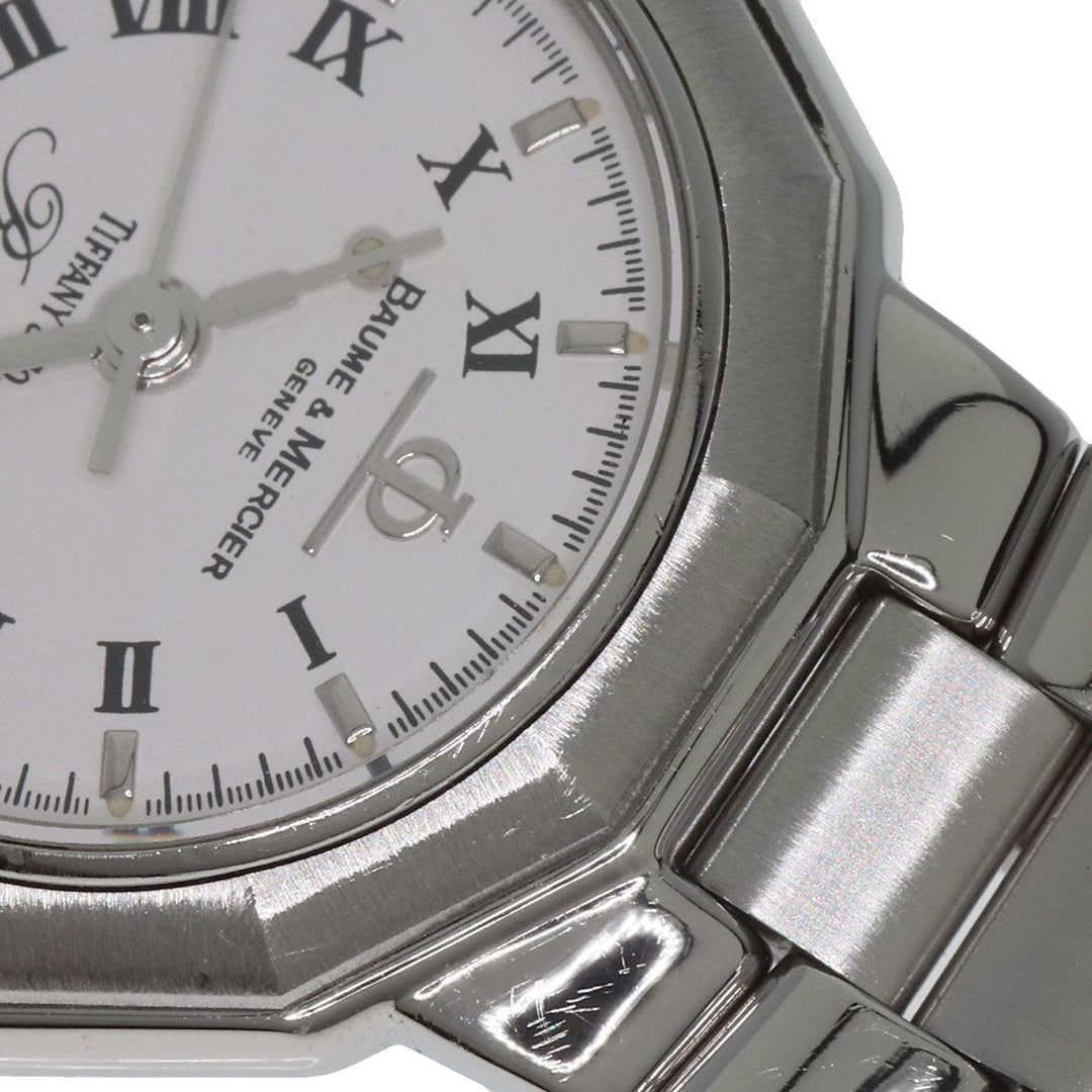 Baume & Mercier Watches Quartz MV040078 Stainless Steel Silver Riviera W-name TIFFANY&Co. collaboration Women Used Authentic