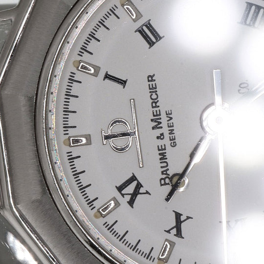 Baume & Mercier Watches Quartz MV040078 Stainless Steel Silver Riviera W-name TIFFANY&Co. collaboration Women Used Authentic