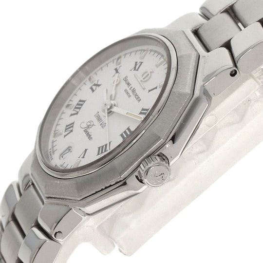 Baume & Mercier Watches Quartz MV040078 Stainless Steel Silver Riviera W-name TIFFANY&Co. collaboration Women Used Authentic