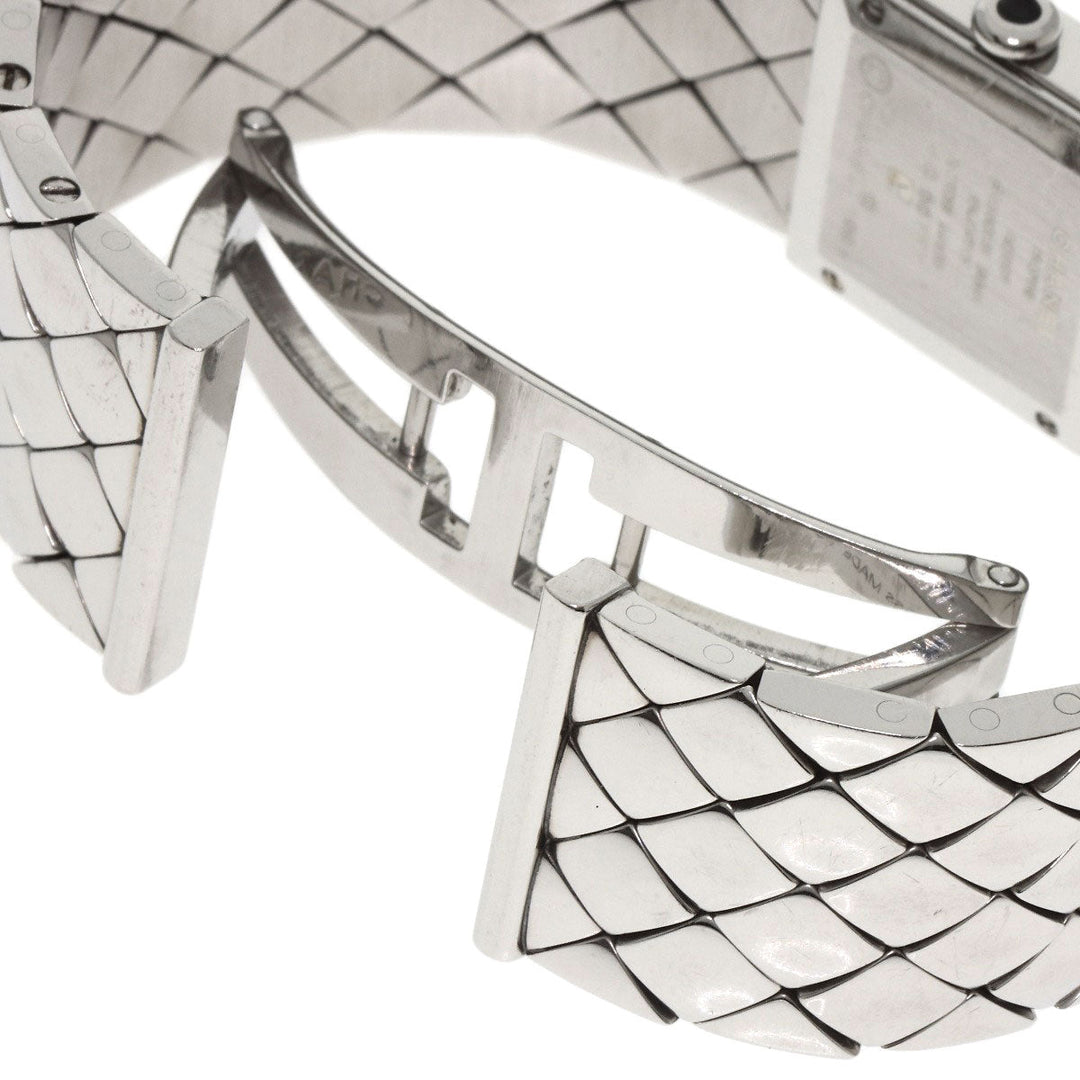 CHANEL Watches Quartz H0008 Stainless Steel , Stainless Steel Silver Matrasse black dial Women Used Authentic