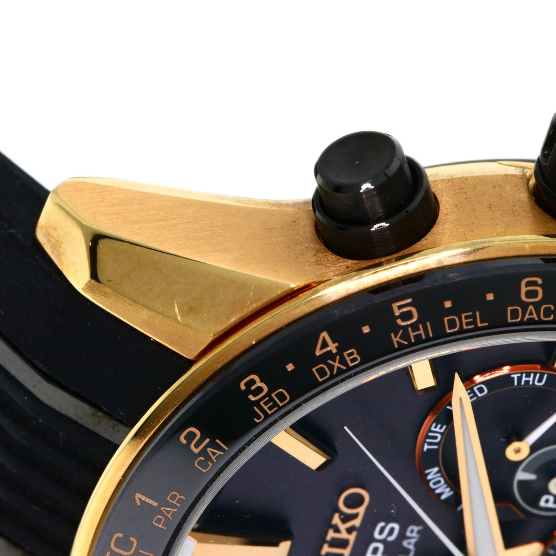 SEIKO Watches Solar Powered Radio Watch SBXC006 Titanium / ceramic gold Astron black dial
