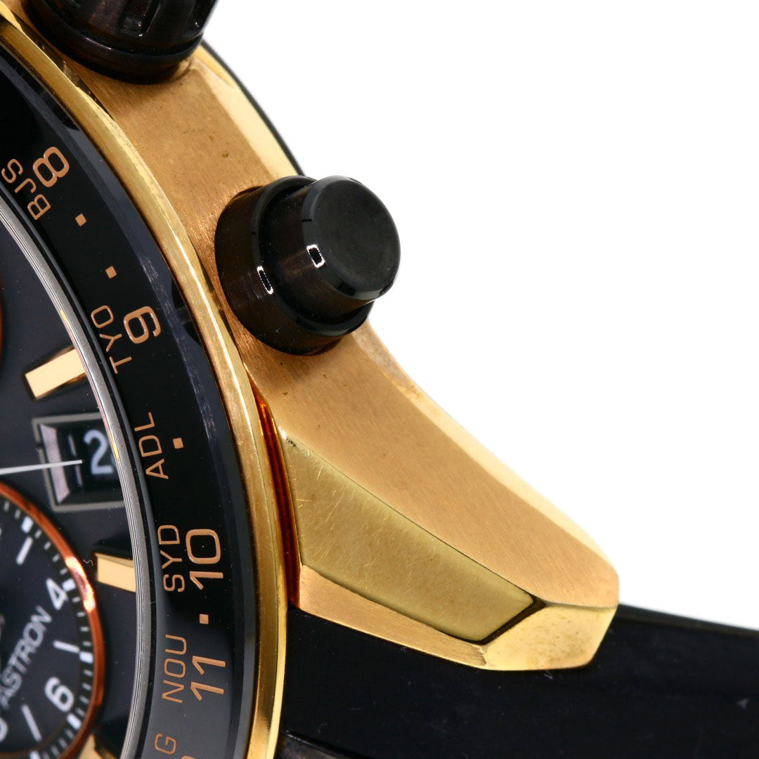 SEIKO Watches Solar Powered Radio Watch SBXC006 Titanium / ceramic gold Astron black dial