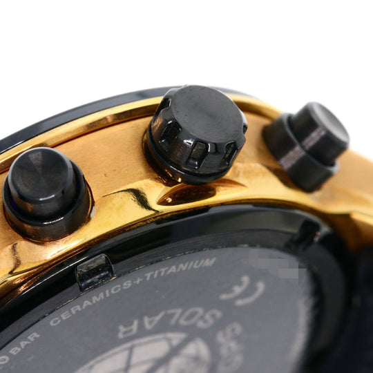 SEIKO Watches Solar Powered Radio Watch SBXC006 Titanium / ceramic gold Astron black dial