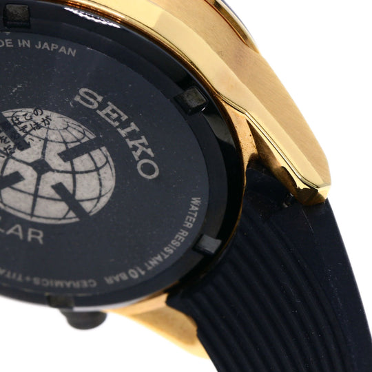 SEIKO Watches Solar Powered Radio Watch SBXC006 Titanium / ceramic gold Astron black dial