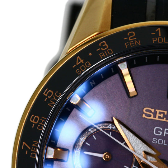 SEIKO Watches Solar Powered Radio Watch SBXC006 Titanium / ceramic gold Astron black dial