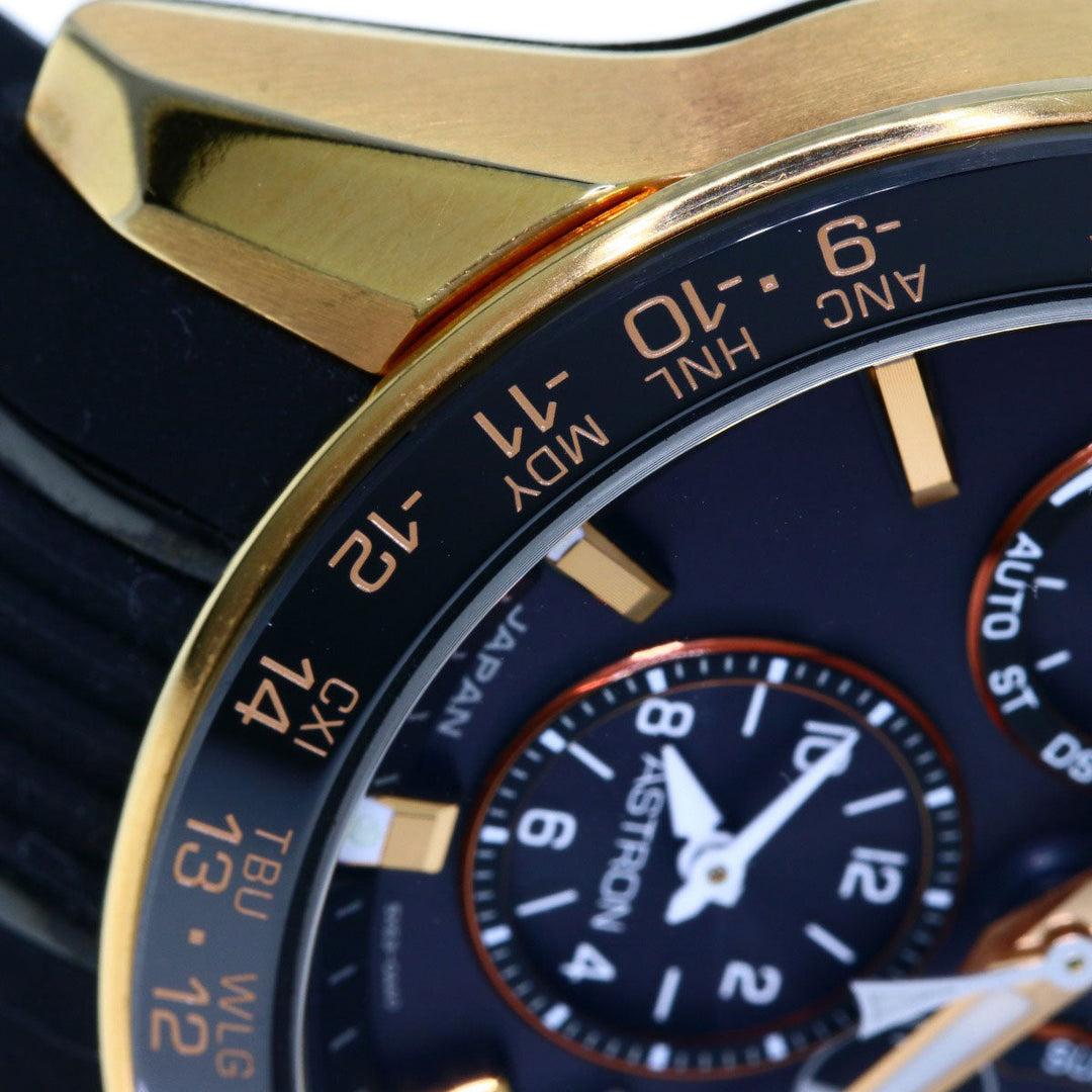 SEIKO Watches Solar Powered Radio Watch SBXC006 Titanium / ceramic gold Astron black dial