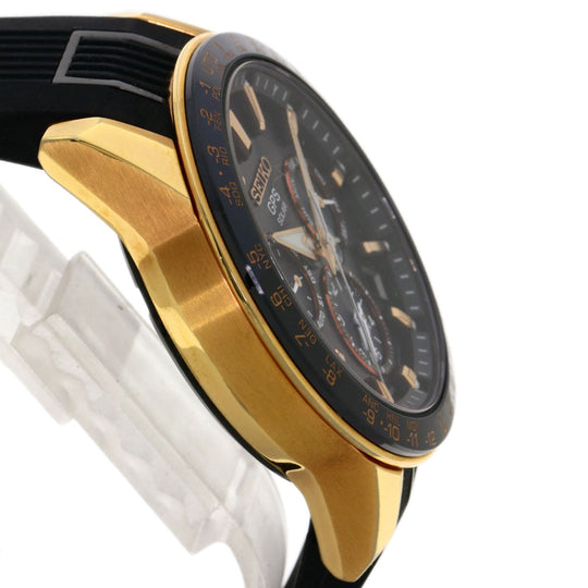 SEIKO Watches Solar Powered Radio Watch SBXC006 Titanium / ceramic gold Astron black dial