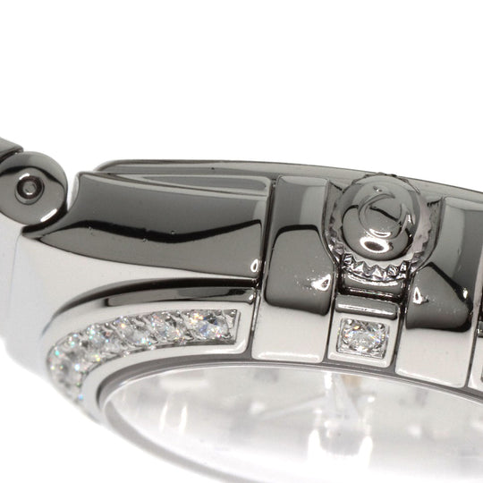 OMEGA Watches Quartz 123.15.24.60.05.002 Stainless Steel Silver Constellation Bezel Diamond White shell dial