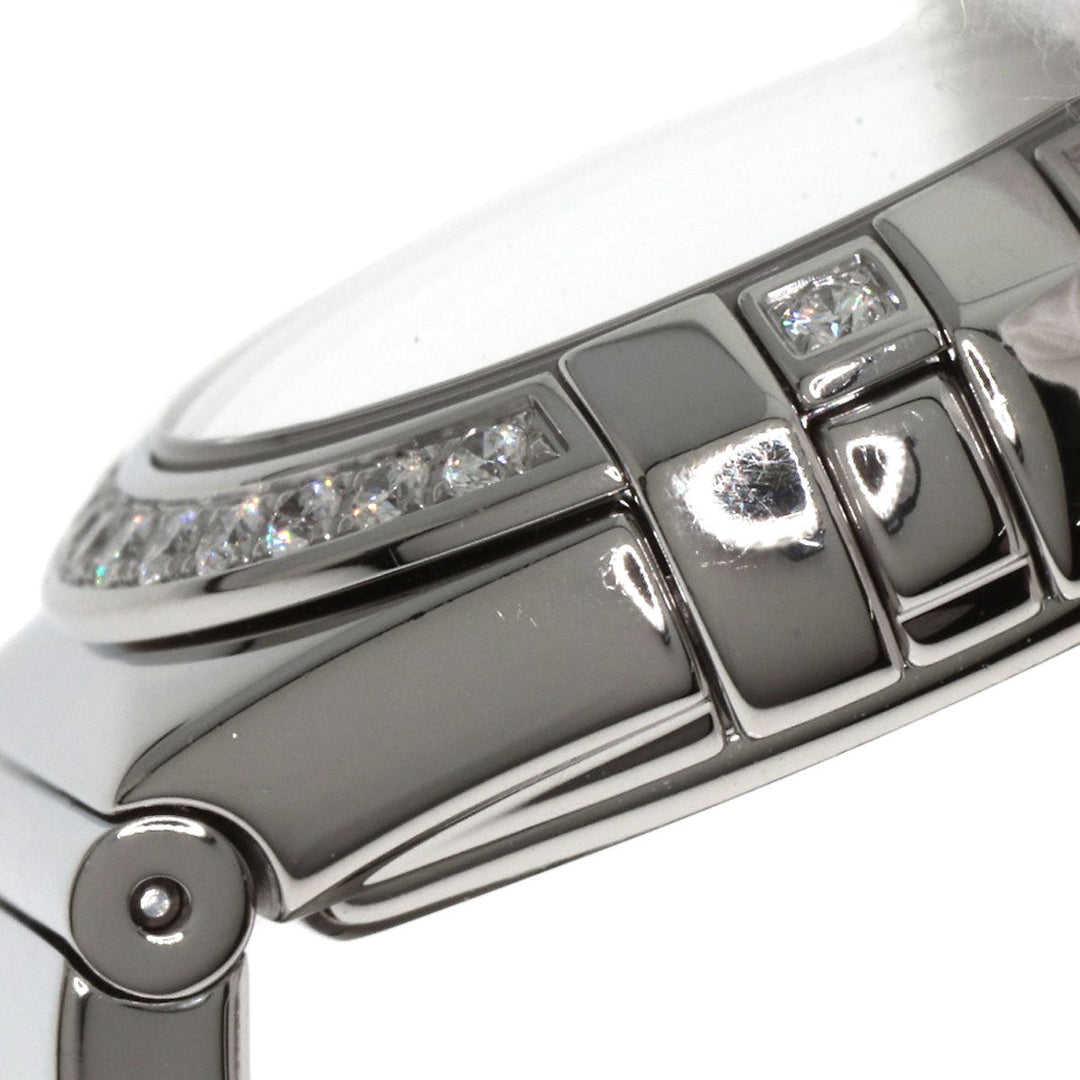 OMEGA Watches Quartz 123.15.24.60.05.002 Stainless Steel Silver Constellation Bezel Diamond White shell dial