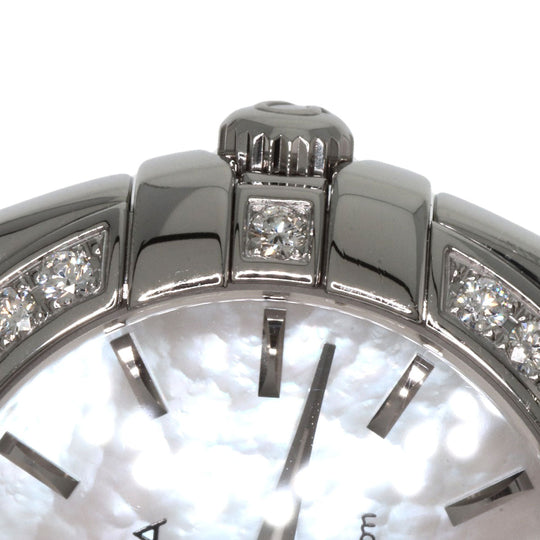 OMEGA Watches Quartz 123.15.24.60.05.002 Stainless Steel Silver Constellation Bezel Diamond White shell dial
