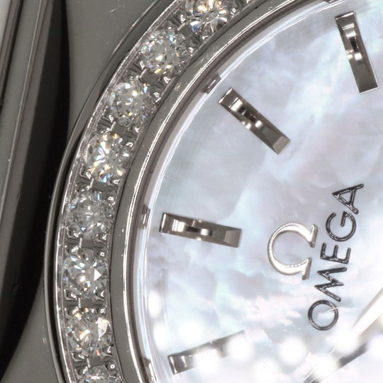 OMEGA Watches Quartz 123.15.24.60.05.002 Stainless Steel Silver Constellation Bezel Diamond White shell dial