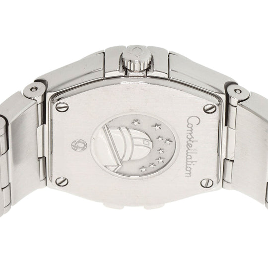 OMEGA Watches Quartz 123.15.24.60.05.002 Stainless Steel Silver Constellation Bezel Diamond White shell dial