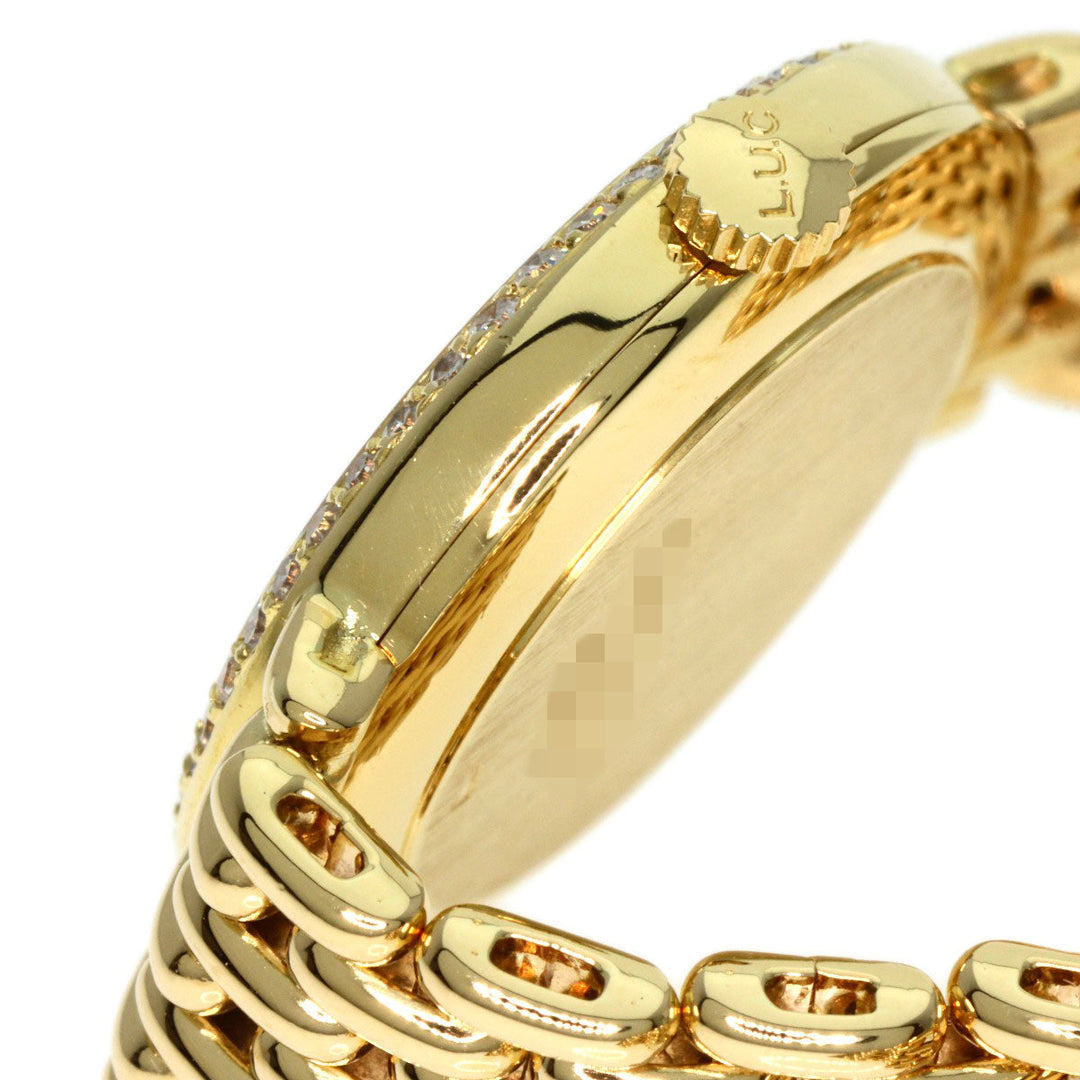 Chopard Watches Quartz K18YG, K18YG, Diamond gold Classic diamond gold dial Women Used Authentic