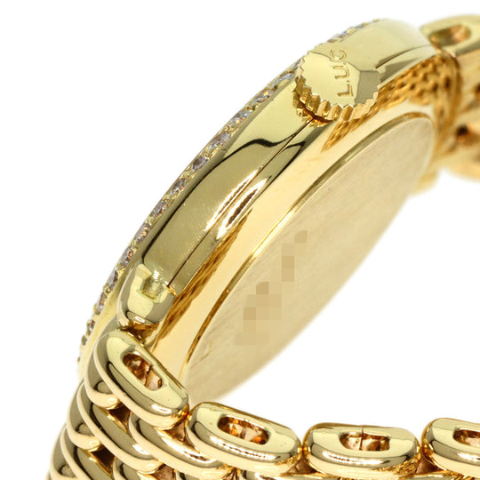 Chopard Watches Quartz K18YG, K18YG, Diamond gold Classic diamond gold dial Women Used Authentic