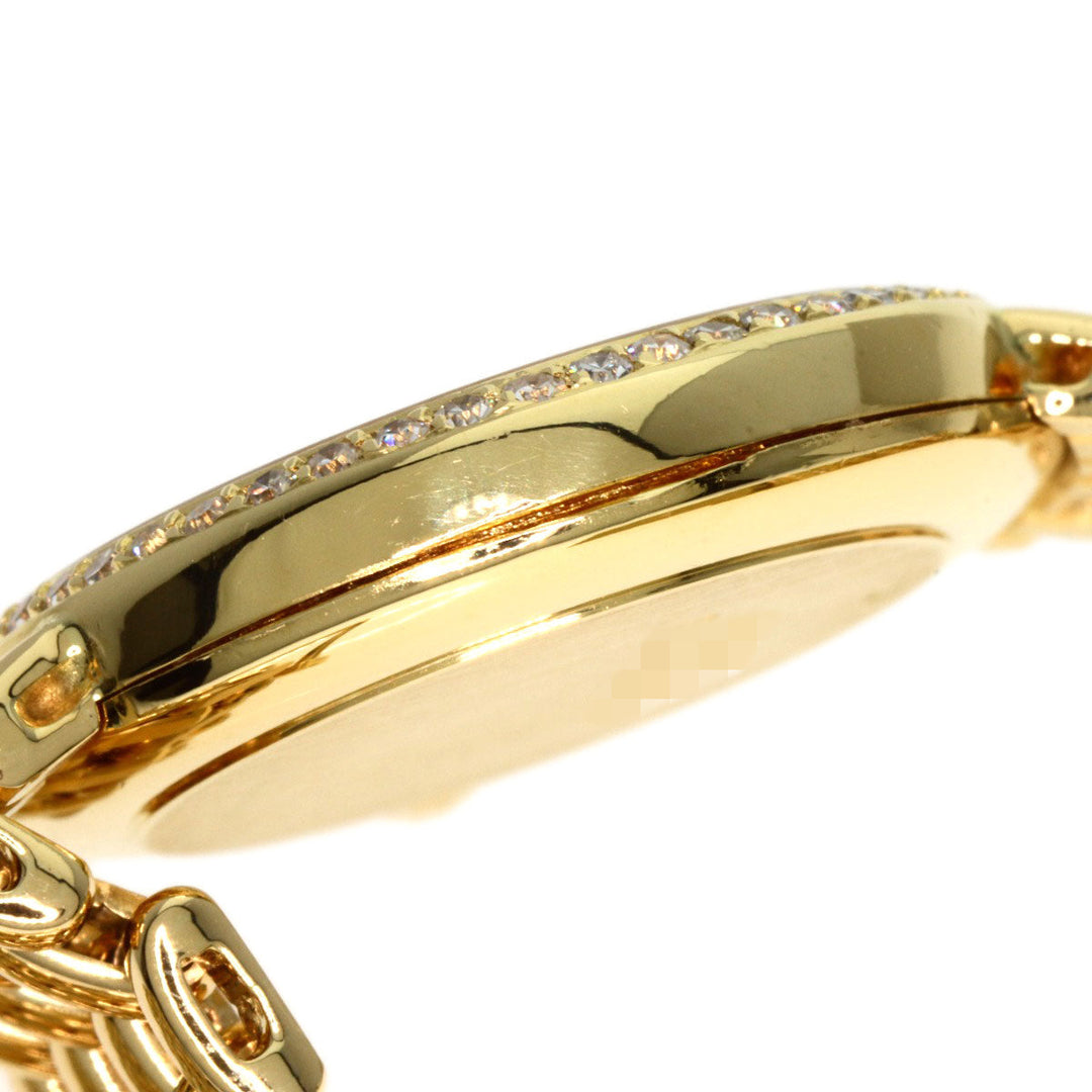 Chopard Watches Quartz K18YG, K18YG, Diamond gold Classic diamond gold dial Women Used Authentic