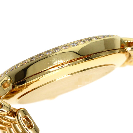 Chopard Watches Quartz K18YG, K18YG, Diamond gold Classic diamond gold dial Women Used Authentic