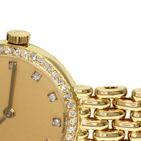 Chopard Watches Quartz K18YG, K18YG, Diamond gold Classic diamond gold dial Women Used Authentic