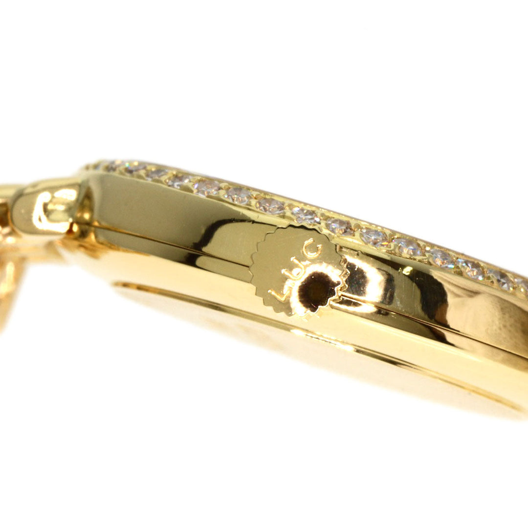 Chopard Watches Quartz K18YG, K18YG, Diamond gold Classic diamond gold dial Women Used Authentic