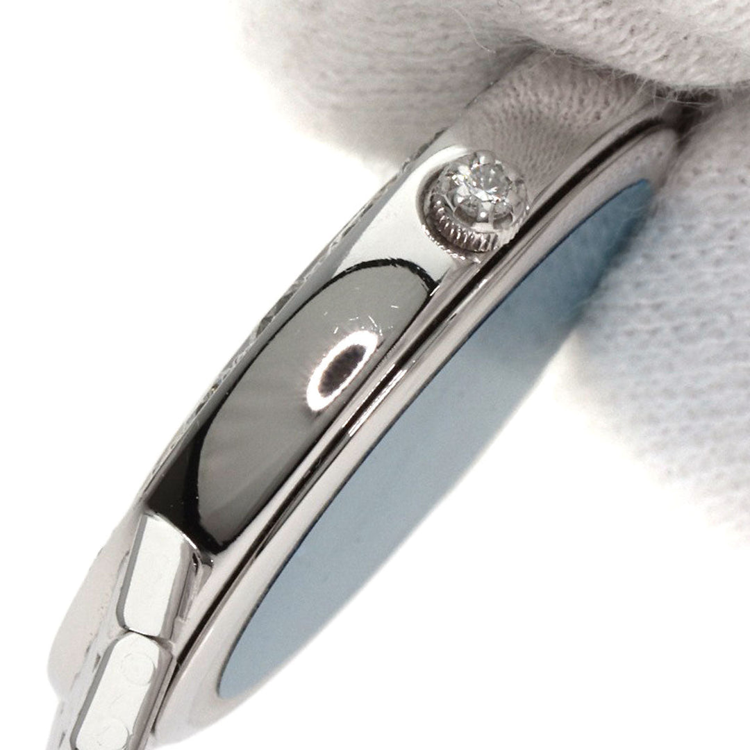 SEIKO Watches Quartz GTWE005 5A70-0380 K18WG Silver CREDOR Bezel Dial Diamond Silverx diamond dial