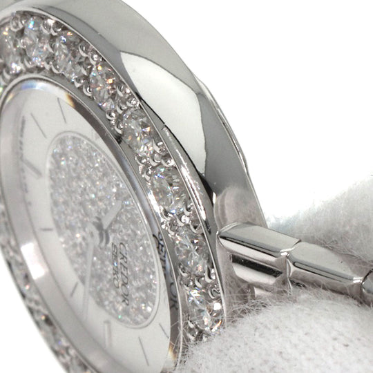 SEIKO Watches Quartz GTWE005 5A70-0380 K18WG Silver CREDOR Bezel Dial Diamond Silverx diamond dial
