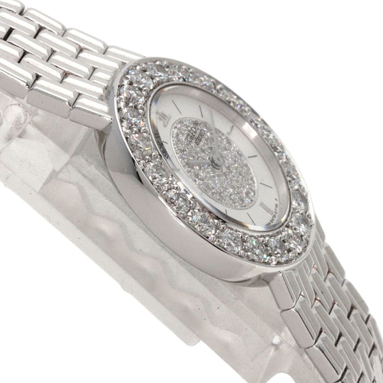 SEIKO Watches Quartz GTWE005 5A70-0380 K18WG Silver CREDOR Bezel Dial Diamond Silverx diamond dial