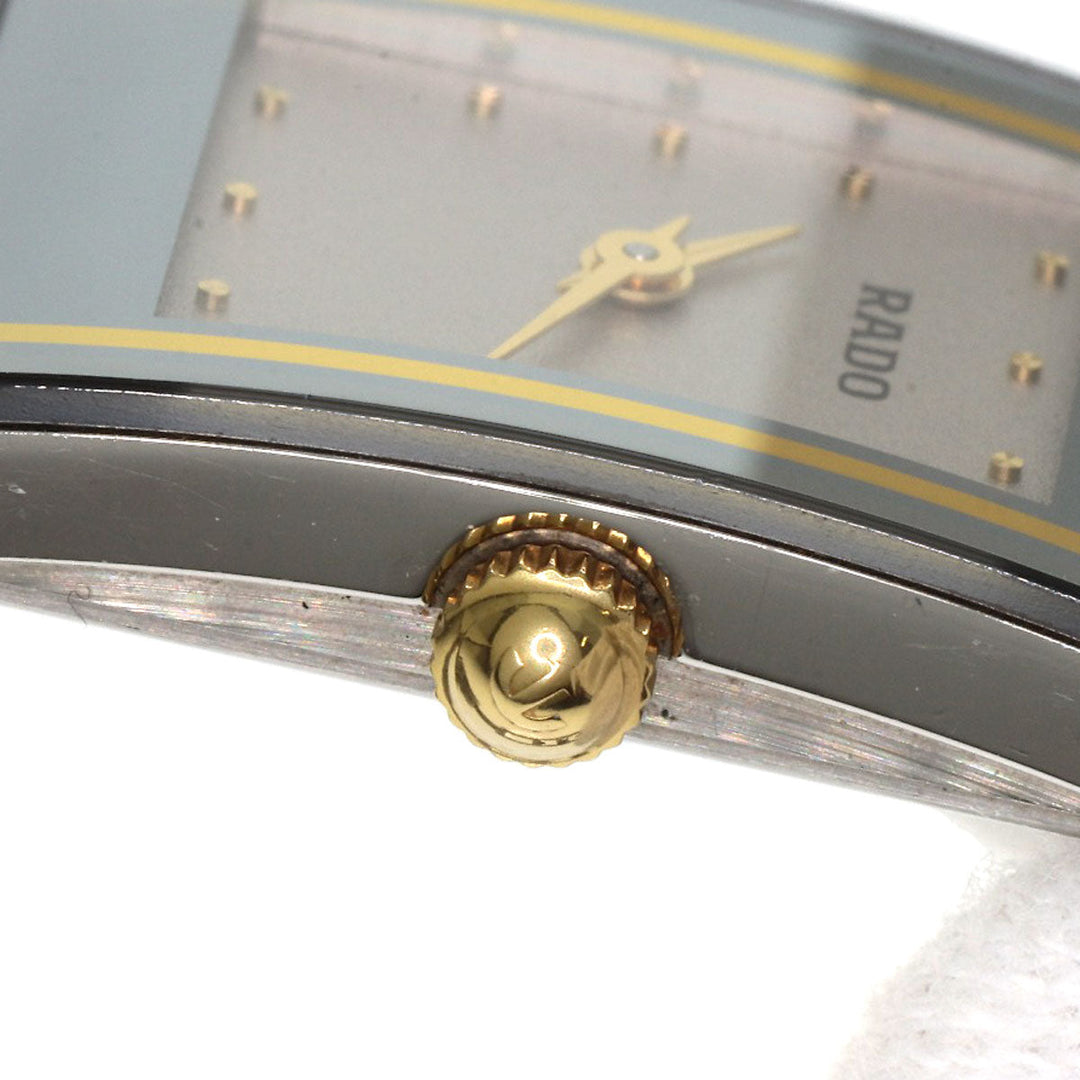 RADO Watches Quartz 153.0489.3 Stainless Steel, Combination gold Diastar Silver dial Women Used Authentic