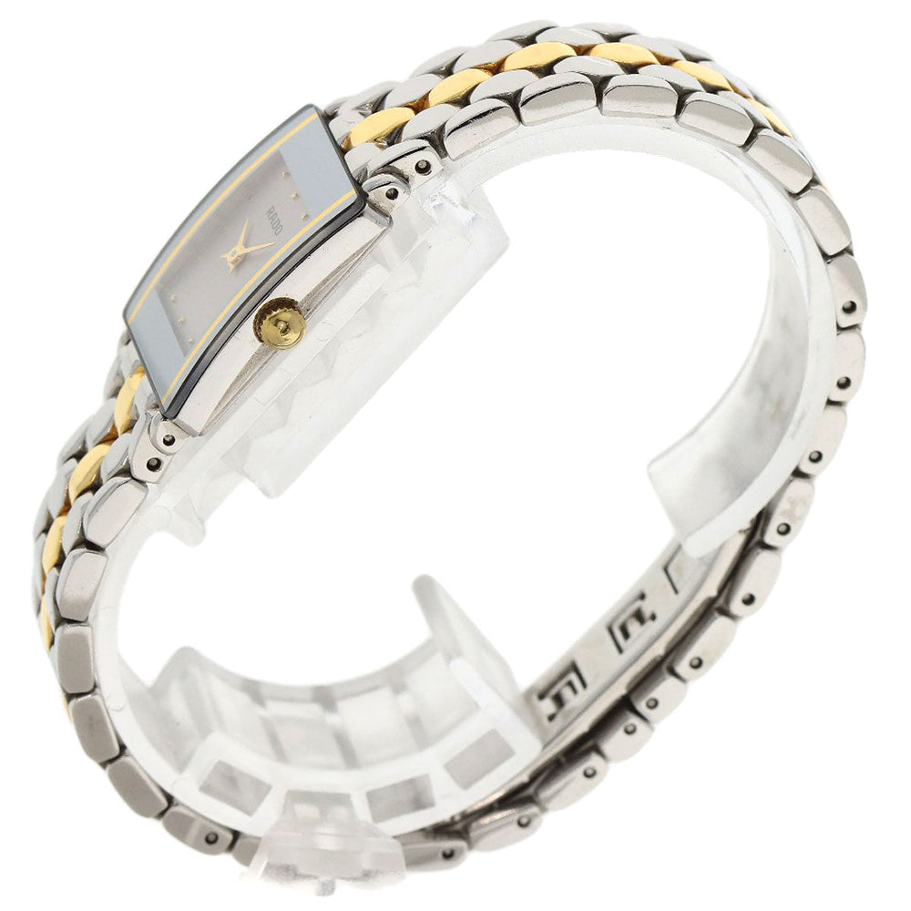 RADO Watches Quartz 153.0489.3 Stainless Steel, Combination gold Diastar Silver dial Women Used Authentic