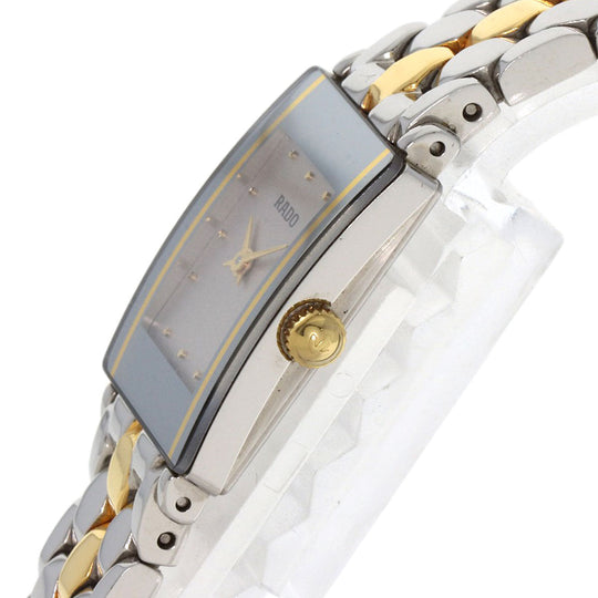 RADO Watches Quartz 153.0489.3 Stainless Steel, Combination gold Diastar Silver dial Women Used Authentic