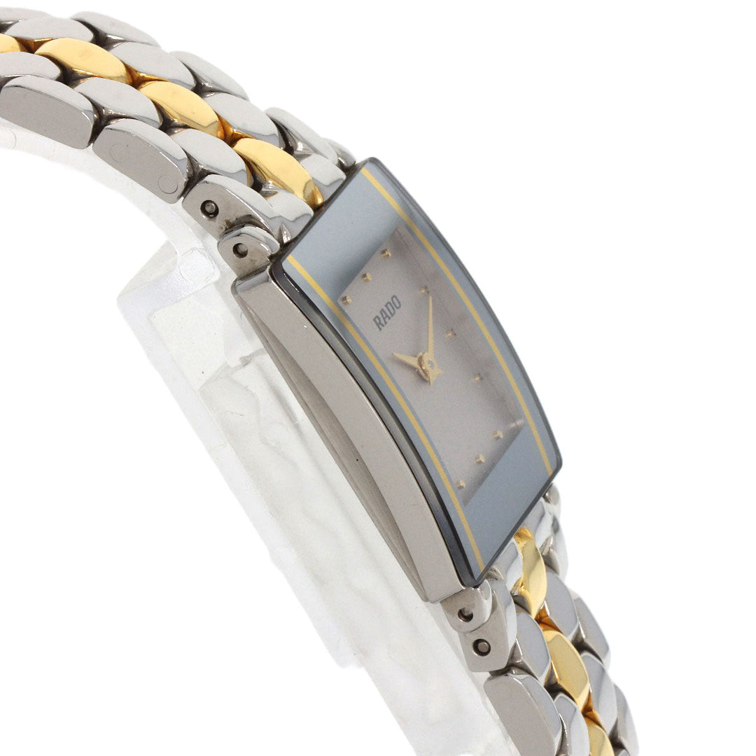 RADO Watches Quartz 153.0489.3 Stainless Steel, Combination gold Diastar Silver dial Women Used Authentic