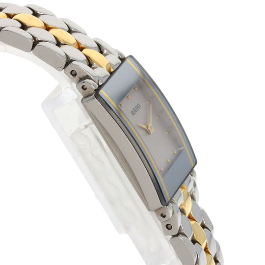 RADO Watches Quartz 153.0489.3 Stainless Steel, Combination gold Diastar Silver dial Women Used Authentic