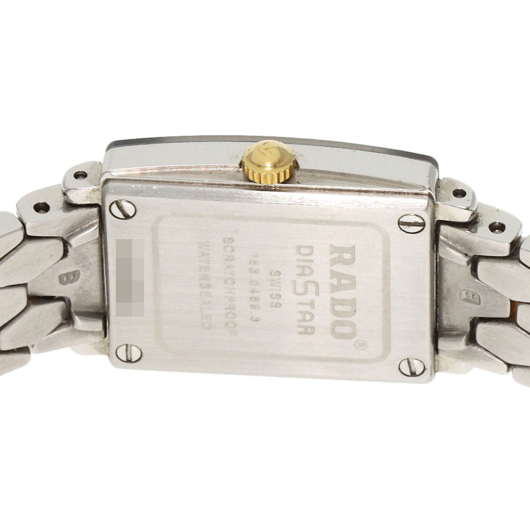 RADO Watches Quartz 153.0489.3 Stainless Steel, Combination gold Diastar Silver dial Women Used Authentic