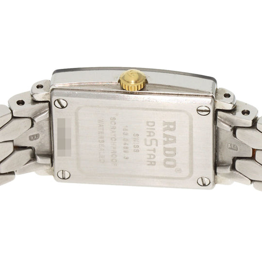RADO Watches Quartz 153.0489.3 Stainless Steel, Combination gold Diastar Silver dial Women Used Authentic