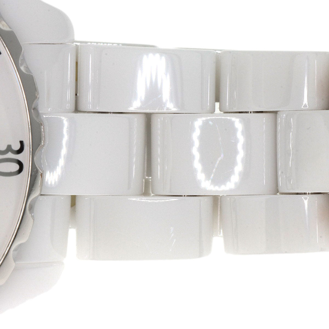 CHANEL Watches Quartz H1628 ceramic white J12 1.3" 12P Diamond white dial