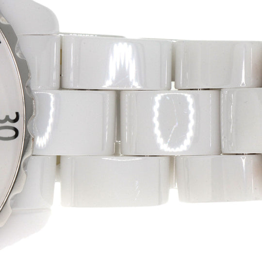 CHANEL Watches Quartz H1628 ceramic white J12 1.3" 12P Diamond white dial